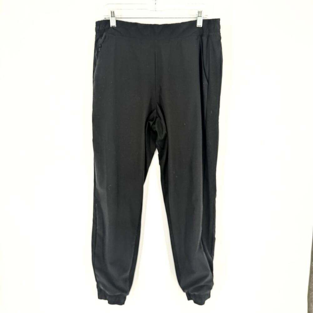 Athleta pants 14 black lined brooklyn jogger athletic athleisure running workout